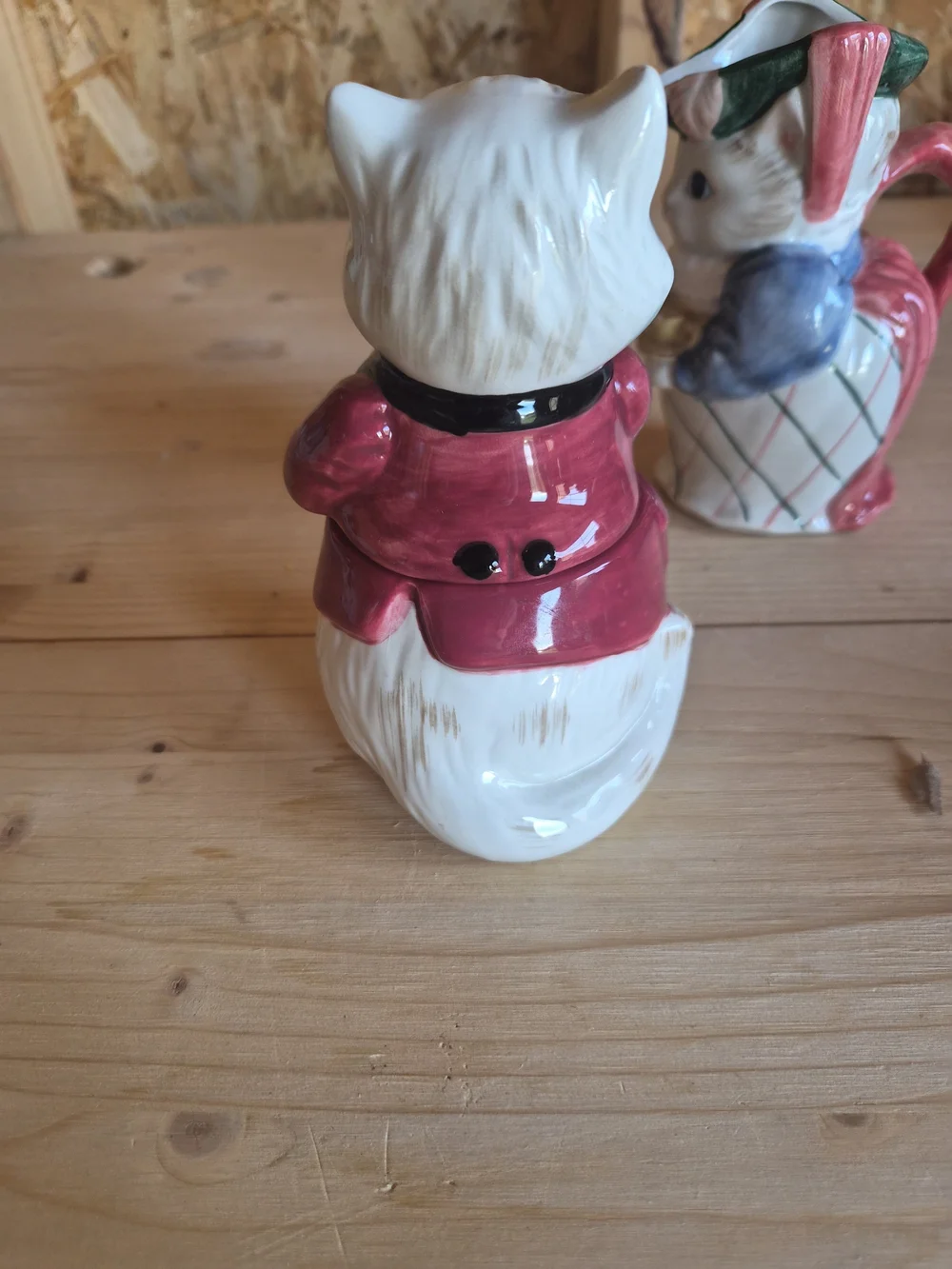 Fitz And Floyd Kittens Of Knightsbridge Tea Time Sugar/Creamer 2 Pc Set 1988